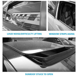 100ml Silicone Spray Lubricant for Cars Multi-Surface Rubber Door Strip Softening Prevent Adhesion Vehicle Care