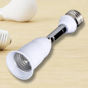 10-Pack E27 LED Bulb Holder Extension Adapter Socket Converter Screw Base