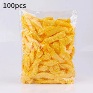 100-Pack Disposable Shower Caps Waterproof Hair Protection for Bath, Salon, Travel