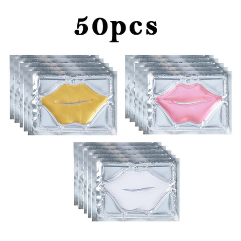 50-Pack Collagen Lip Masks for Hydration, Plumping & Softening