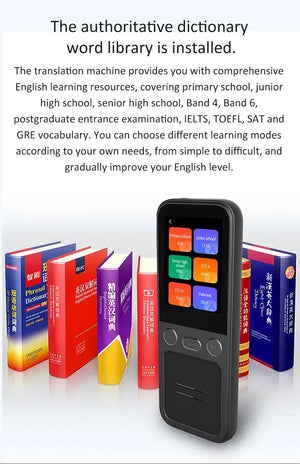 Portable T16 AI Voice Translator: 138 Languages, Real-Time, 3.1" Screen, Offline Capability, Voice Record