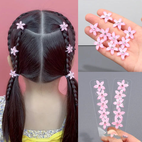10-Pack Flower Princess Hair Clips Set - Lovely Hairpins and Buckles Hair Accessories