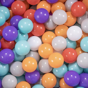 100 Pack Colorful 5.5cm Play Balls for Kids, Ball Pits & Party Games