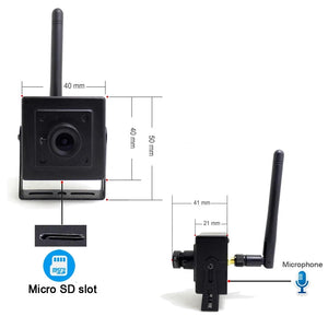 1080p Mini WiFi IP Security Camera HD Wireless Audio Smart Home CCTV Video Cam with Micro Card & Onvif Compatibility