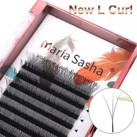3D Volume Lash Extension Kit: Cluster Lashes & Tool Set