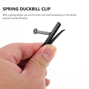 100pcs Duckbill Hair Clips - Iron Hairpins for DIY Styling & Headdresses Accessory Set