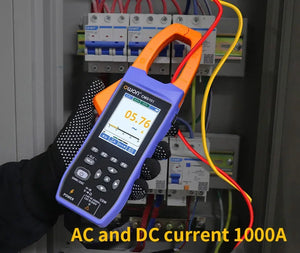 1000A AC/DC Current Clamp Ammeter Digital Oscilloscope with Bluetooth Recorder and Multifunction Tester