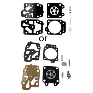 10 Sets Carburetor Rebuild Kits for 26cc-52cc Motorbikes Dirt Pit Bikes Gasket Diaphragms Repair Durable