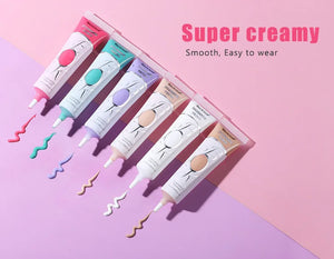 Matte White Waterproof Eyeshadow Primer & Concealer Base - Long-lasting Makeup Finish