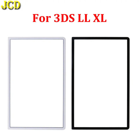 3DS XL/LL Black White Screen Frame Lens Cover & Protector for New 3DS XL/LL LCD