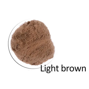 100pcs Brown Nylon Hair Nets for Dance Recitals, Bun Covers & Hair Weaving Caps