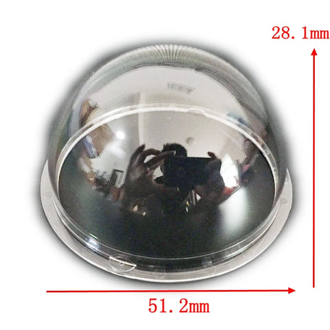 2" Clear Acrylic Dome CCTV Camera Cover for Indoor/Outdoor Security