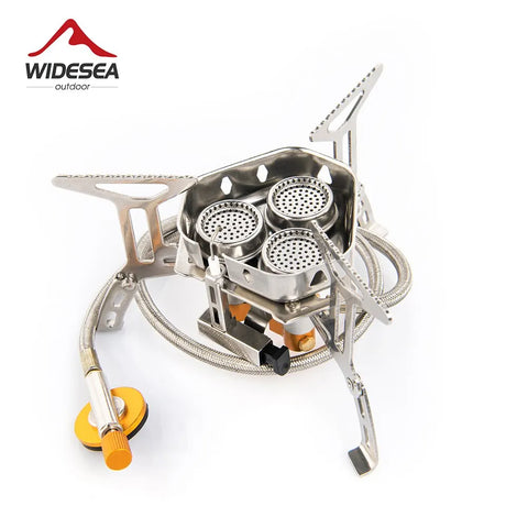 Camping Gas Stove Portable High Power Burner for Outdoor Cooking and BBQ
