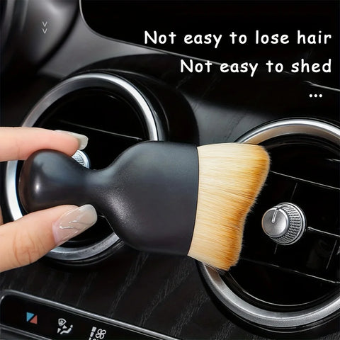Car Interior Dust Removal Brush for Air Vents & Gaps – Ultra-Fine Fluff Cleaner Tool