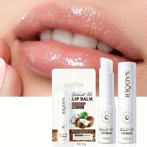 Coconut Lip Balm - Hydrating, Moisturizing Lip Care for All Skin Types