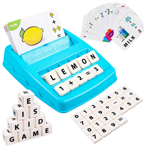 2-in-1 Learning Toy: Alphabet & Number Educational Game for Kids Age 3+