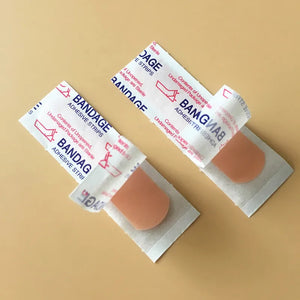 100pcs Adhesive Bandages 72x19mm First Aid Skin Plaster Wound Dressing Strips