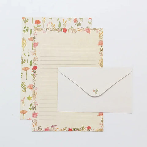 9pcs Cute Envelopes Set Kawaii Letter Pads DIY Postcard Wedding Invitation Paper Covers Korean Stationery