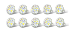 10-Pack MR11 LED Bulbs 5W AC12V No Flicker 120° 2835SMD GU4 Mini Spotlights – Halogen Replacement for Living Room