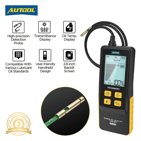 Automotive Engine Oil Tester Diesel Lubricant Analyzer Hose Probe Car Inspection Tool