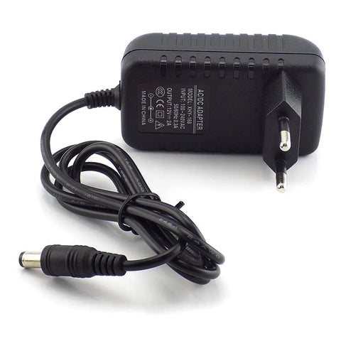 EU Plug 12V 2A Power Supply AC 110-220V 2000mA LED Adapter for Camera CCTV Router