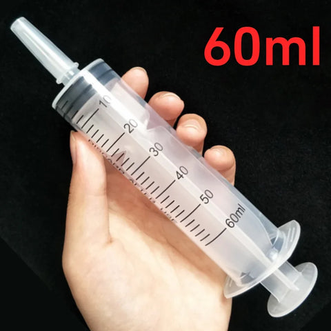 60ml Sterile Syringe for Glue, Enema, Feeding, Water Refills (Without Needle)