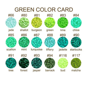 1000pcs 5mm Green Fuse Beads for Kids Pixel Art & DIY Crafts