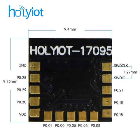 Bluetooth Low Energy Module BLE 5.0 for IoT & Wireless Automation (Mesh, FCC Certified NRF52832)