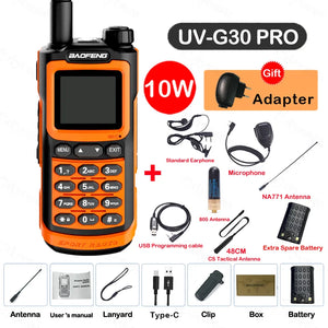 2025 Long Range Walkie Talkie 1000 Channel UHF VHF Ham Radio FM USB-C Charge Waterproof 2-Way Radio