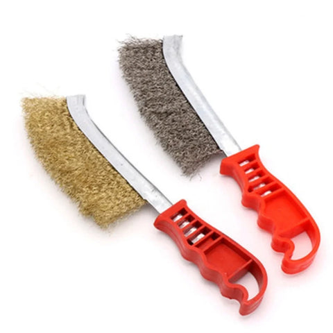 BBQ Grill Brush & Scraper - Durable Rust Remover & Grate Cleaner