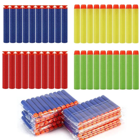 Foam Dart Refill 50-100 Pack 7.2cm for Toy Blasters