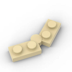 10-Pack Swivel Hinge Plates 1x4 Building Blocks Compatible with Leading Kids' Construction Sets