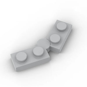 10-Pack Swivel Hinge Plates 1x4 Building Blocks Compatible with Leading Kids' Construction Sets