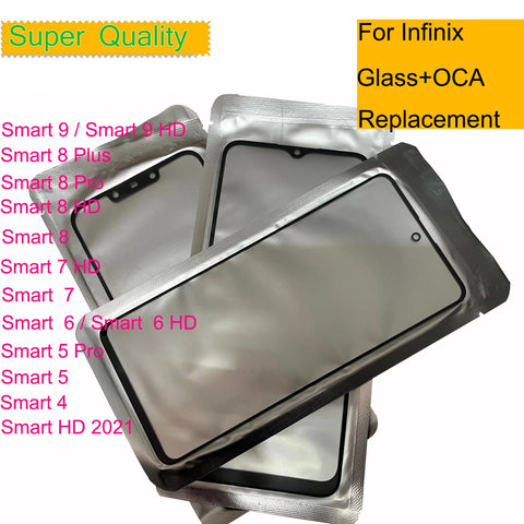 10 Pack Infinix Smart 9/8/7/6/5/4 Pro Touch Screen Glass Lens LCD with OCA 2021
