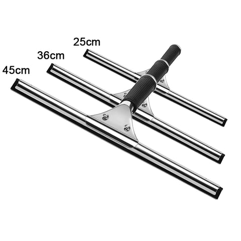 Glass Shower Squeegee - Choose 25cm, 36cm, 45cm Sizes for Streak-Free Cleaning