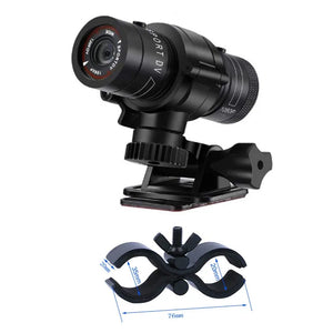 1080p Action Camera for Motorcycles and Bikes, Helmet Mount, Mini Sport DV Video Recorder, Outdoor Action Cam with Gun Mount