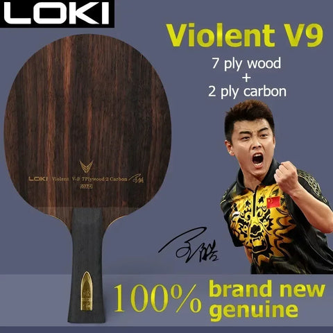 9-Ply Carbon Table Tennis Blade - Fast High-Speed Offensive Paddle Control