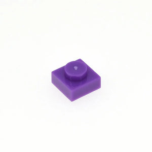 100pcs 1x1 Building Block Plates for Kids DIY Brick Sets STEM Learning Toy