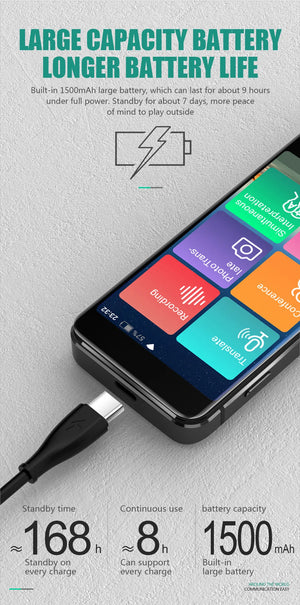 Instant Translator Device with 137 Languages, Real-Time Voice & Text Translation, 16 Offline Supported