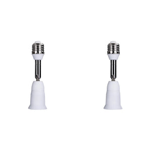 10-Pack E27 LED Bulb Holder Extension Adapter Socket Converter Screw Base