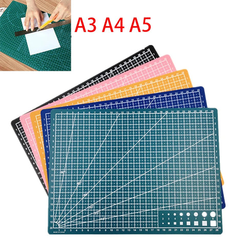 A3 A4 A5 PVC Cutting Mat Multi-Size Pad for Sewing, DIY, Leather, Engraving Craft Workbench
