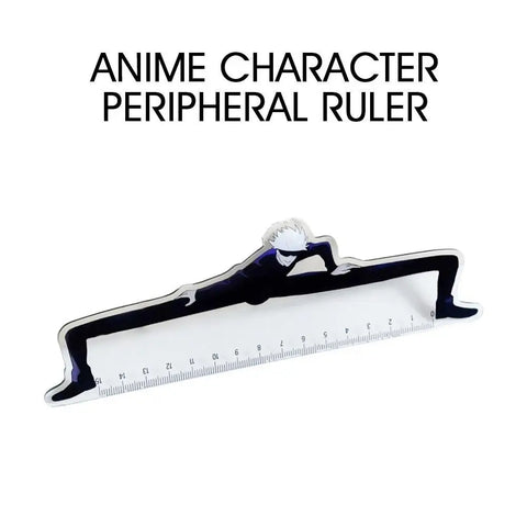 15cm Jujutsu Kaisen Anime Ruler Gojo Geto Cute Kawaii Stationery Japanese Transparent Ruler
