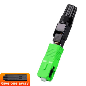 100pcs Fiber Optic Splice Connectors SC-APC/SC-UPC FTTH Quick Connect Kit