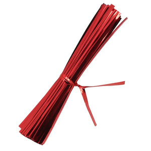 100-Pack 4" Metal Twist Ties for Bread Bags & Reusable Storage Clips