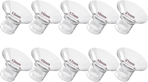 Breast Pump Flange Inserts Adaptor 13-21mm Nipple Size Converter Accessories