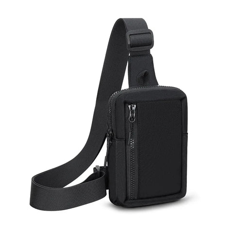 2024 Trendy Nylon Chest Shoulder Sling Bag for Cycling, Running, Sports - Casual Crossbody Phone Pouch
