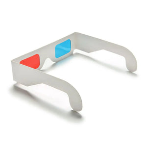 10 Pack Universal 3D Glasses Red Blue Cyan Anaglyph Cardboard for Movies