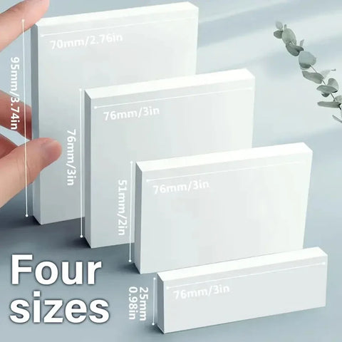 200 Sheets Clear Sticky Notes Set - Waterproof Memo, Weekly Planner, To-Do List Stationery