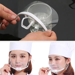 10-Pack Clear Reusable Anti-Fog Face Shields - Full Face Safety Visors PPE Protection