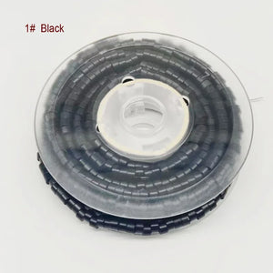 1000pcs 5.0mm Silicone Aluminum Micro Rings Hair Extension Beads with Loop Hook and Plier Tool Kit